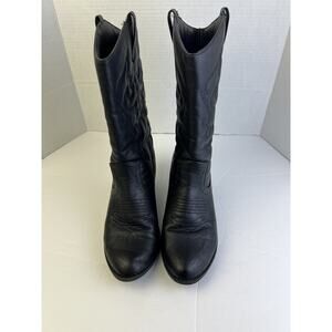 Charles Albert Mens Boots Size 10 Yeehaw Western Embroidered Vegan Leather